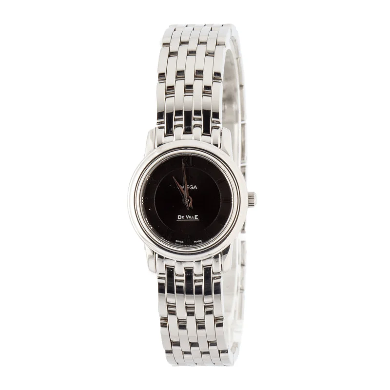 Omega De Ville Prestige Black Roman Dial