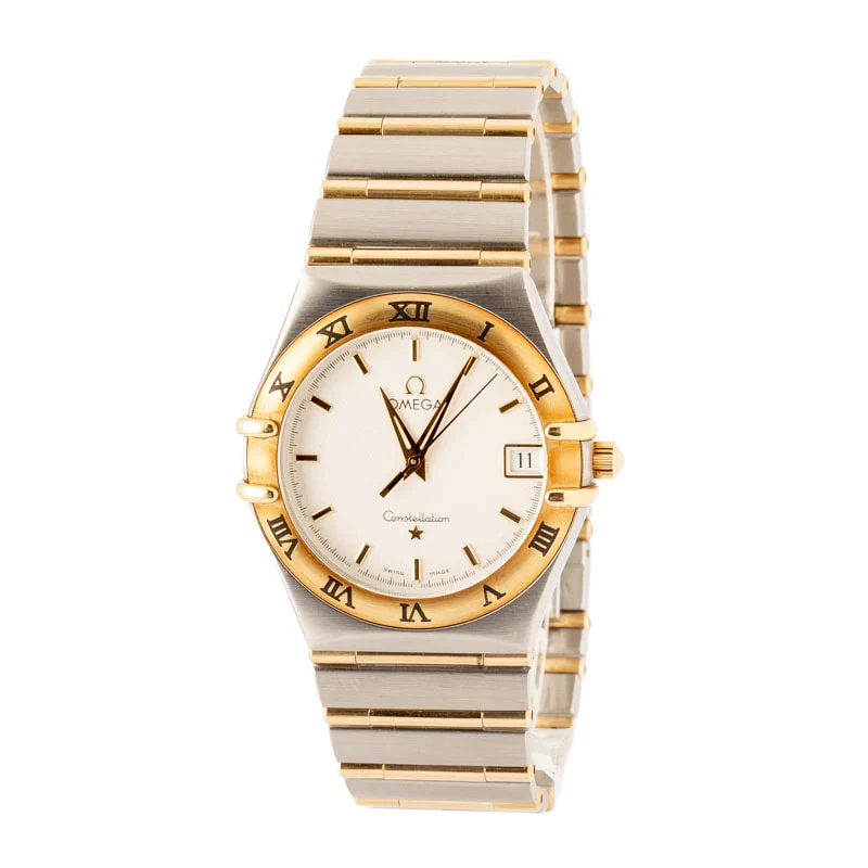 Omega Constellation Silver Textured Dial