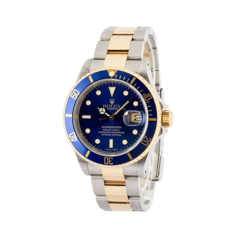 Rolex Submariner Steel & Gold 16613 Bluesy