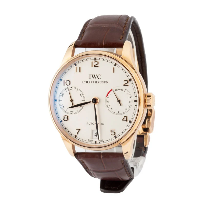 IWC Portugieser IW500113 5N Gold — gold watches at Lume Wrist Watches