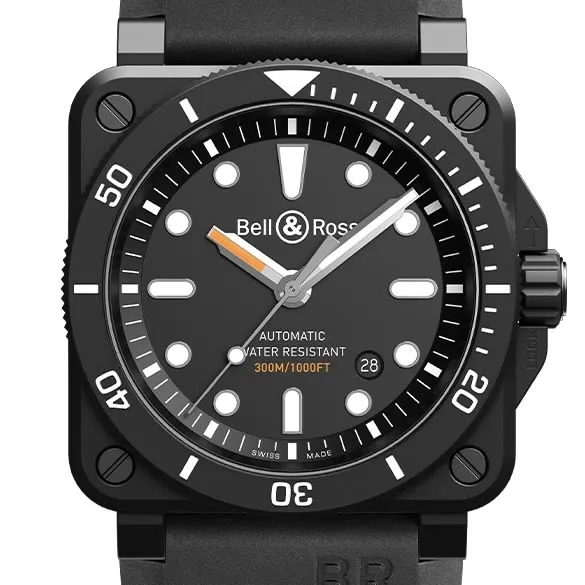 Bell & Ross BR 03-92 Diver Black Matte (BR0392-D-BL-CE/SRB) — dive watches at Lume Wrist Watches