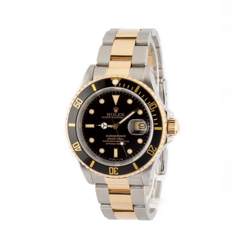 Rolex Submariner 16613 Steel & 18k Yellow Gold