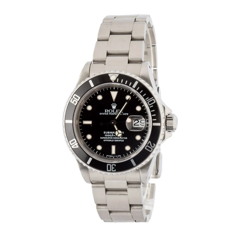Rolex 16610 Submariner Black Dial