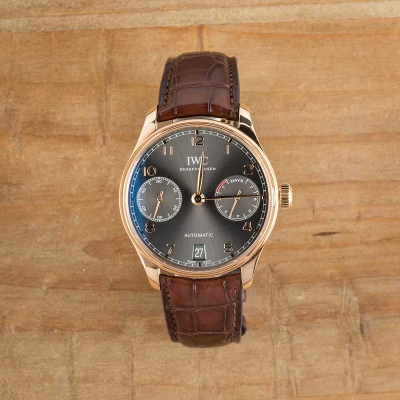 IWC Portugieser Automatic IW500702 5N Gold — gold watches at Lume Wrist Watches