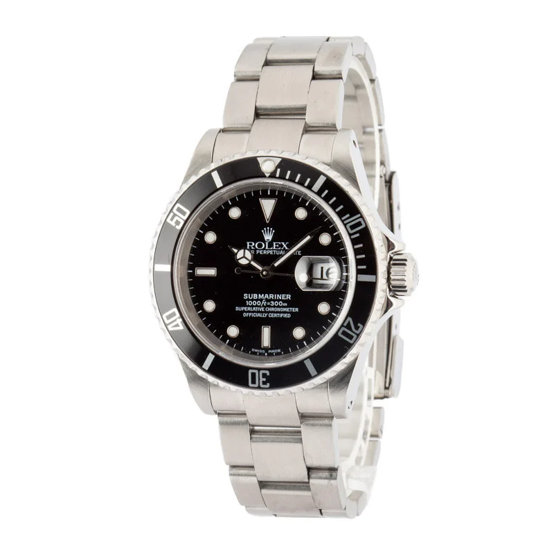 Rolex Submariner Black Dial 16610