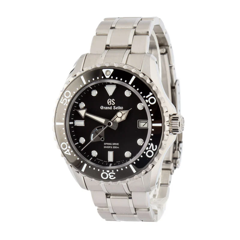 Steel Grand Seiko Sport Collection SBGA461 Black Dial