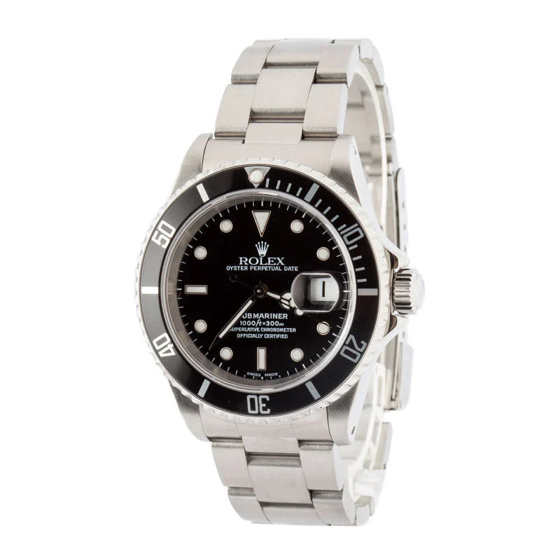 Rolex Submariner Ref 16610 Stainless Steel Oyster