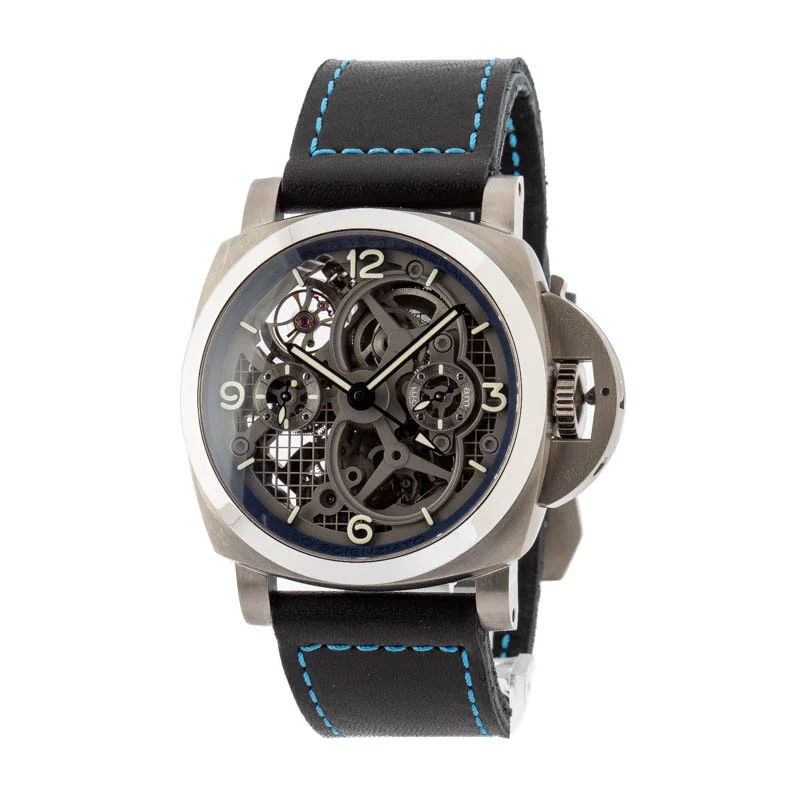Panerai Luminor Tourbillon GMT Skeleton Dial — skeleton watches at Lume Wrist Watches