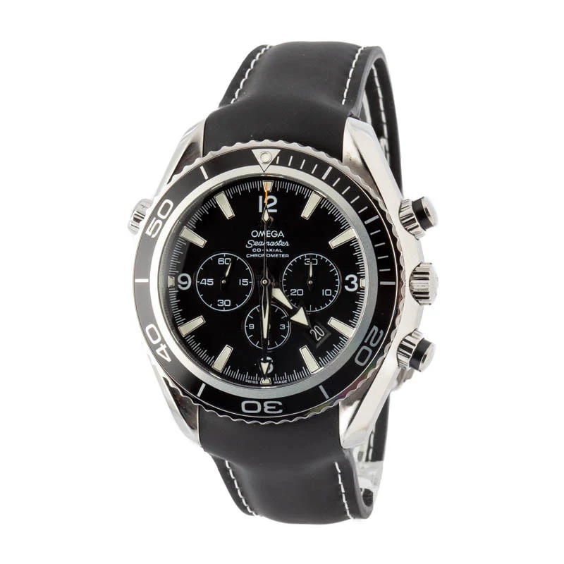 Omega Seamaster Planet Ocean 600M Black Chronograph Dial