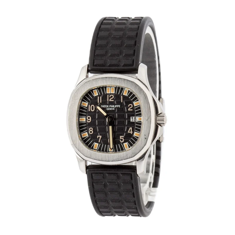 Ladies Patek Philippe Aquanaut 4960A Black Dial — women's luxury watches at Lume Wrist Watches