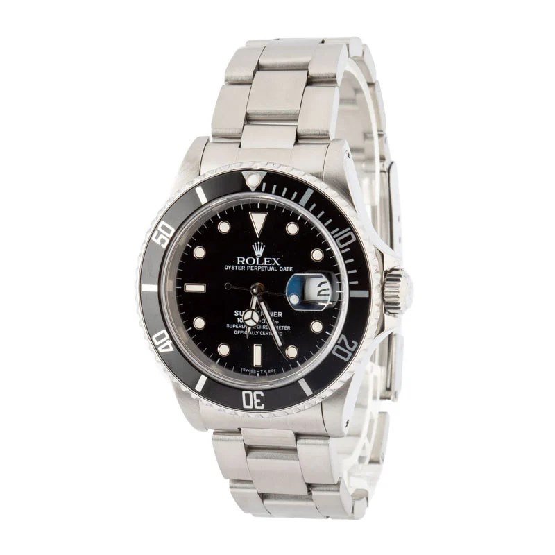 Rolex Submariner 16610 Black Dial