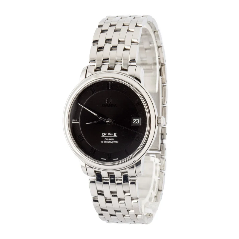 Omega De Ville Prestige Black Dial