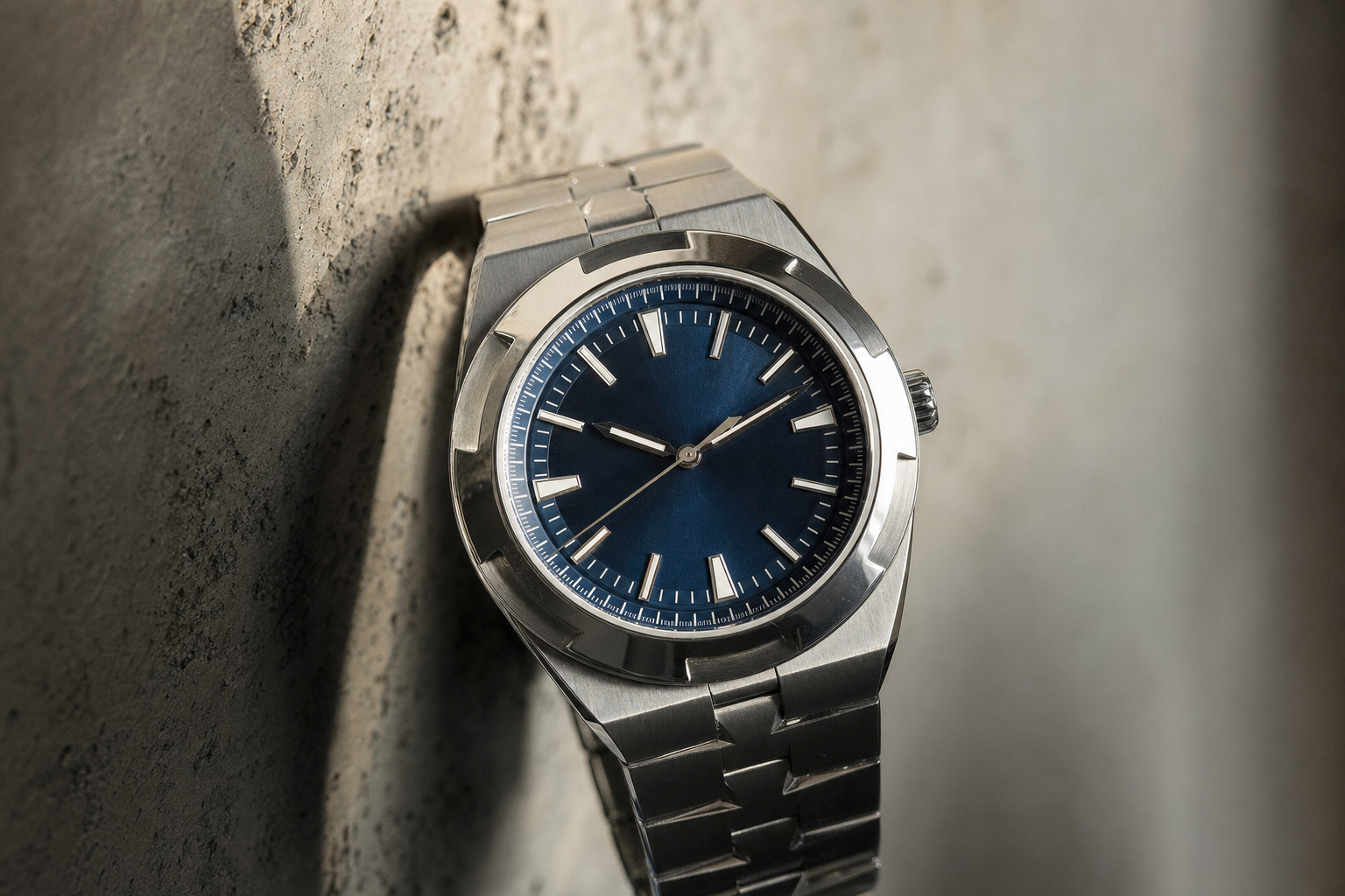 Vacheron Constantin Overseas luxury sports watch showcasing its unique bezel and intricate dial texture
