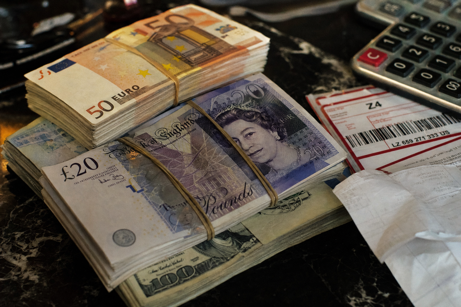Calculations of international luxury watch purchase costs: currency, shipping, and import duties