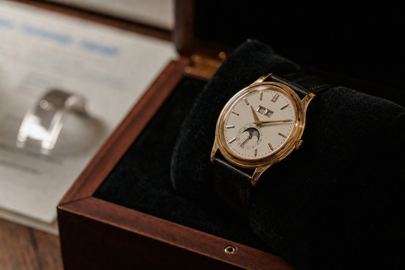 Patek Philippe 3940 perpetual calendar in yellow gold, complete with box and papers, highlighting intrinsic value